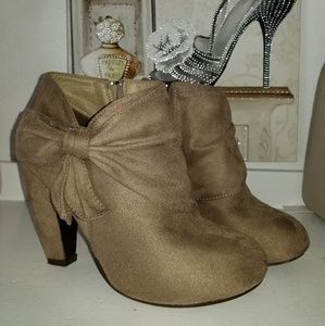 Brown booties